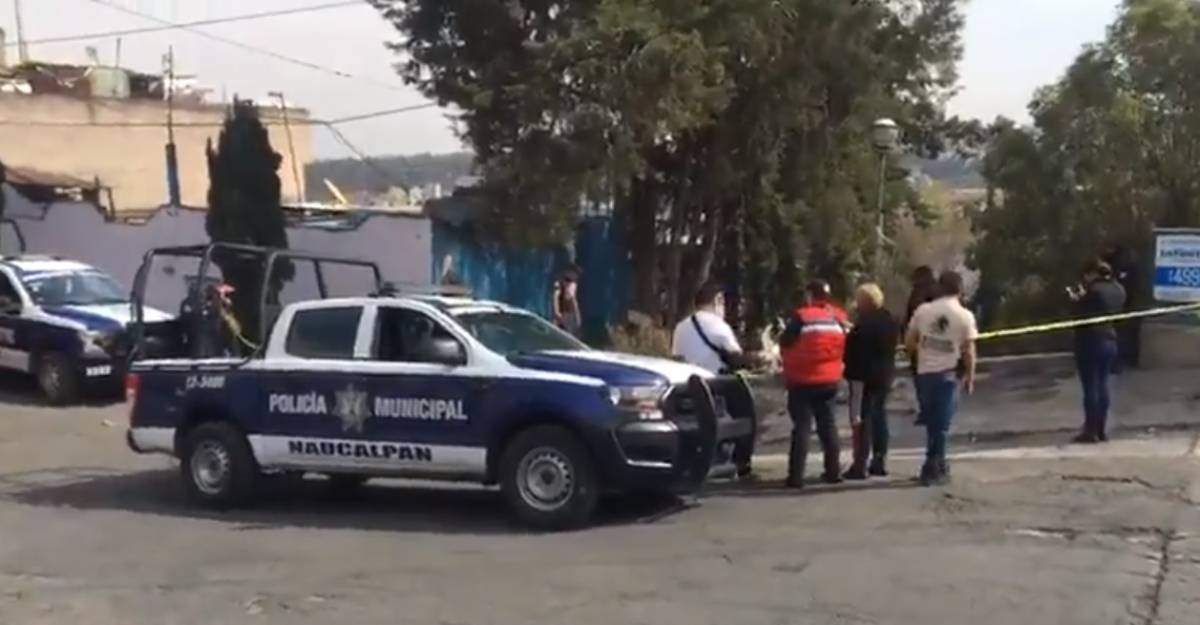 El lugar del hallazgo, en Naucalpan