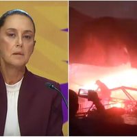 Así reaccionó Sheinbaum al colapso del escenario de MC en San Pedro Garza García