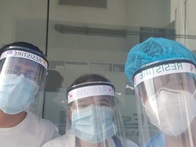 Con tecnología 3D, investigadores de Chubut producen protectores faciales