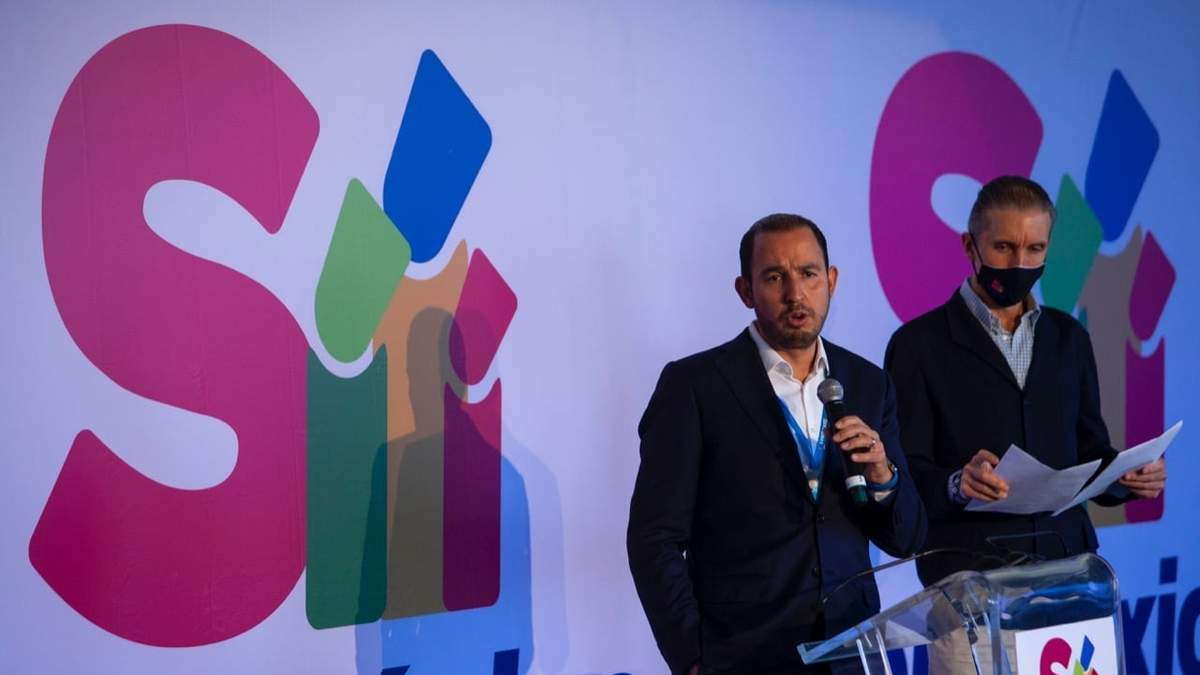 Conferencia de la coalición Va por México