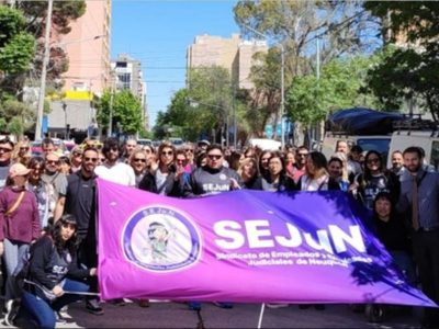 Judiciales de Neuquén profundizan medidas de fuerza desde este jueves