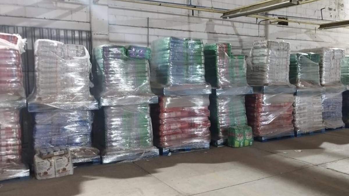 Parte de la mercancía recuperada