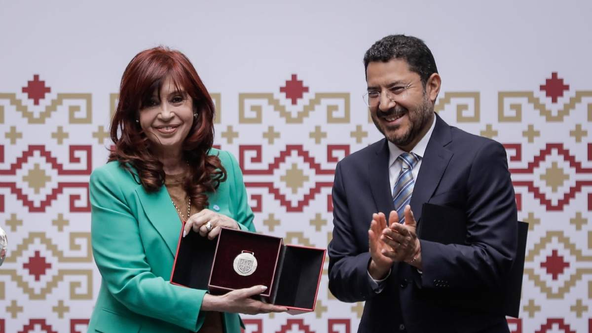 La exmandaria argentina y el jefe de Gobierno, Martí Batres