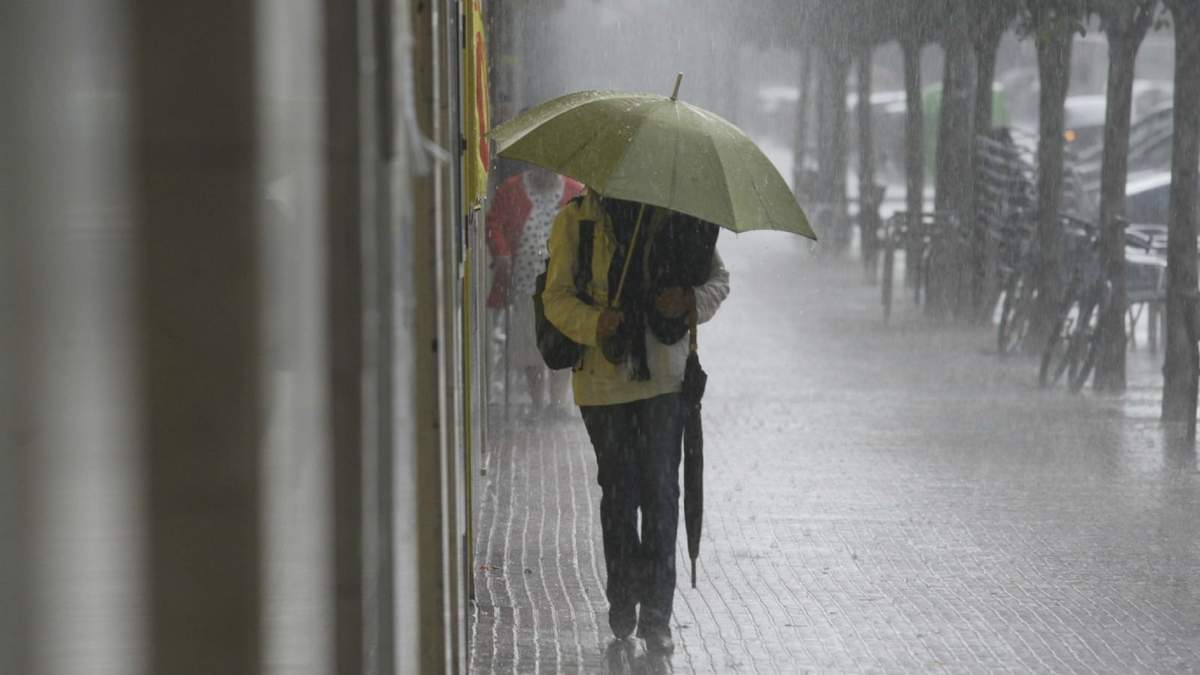 Clima con aumento de la nubosidad y formación de tormentas. Fuente: (Facebook)