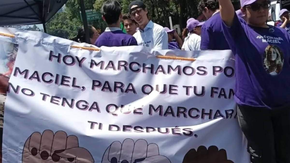 Manifestación por el caso de Maciel Alejandrina