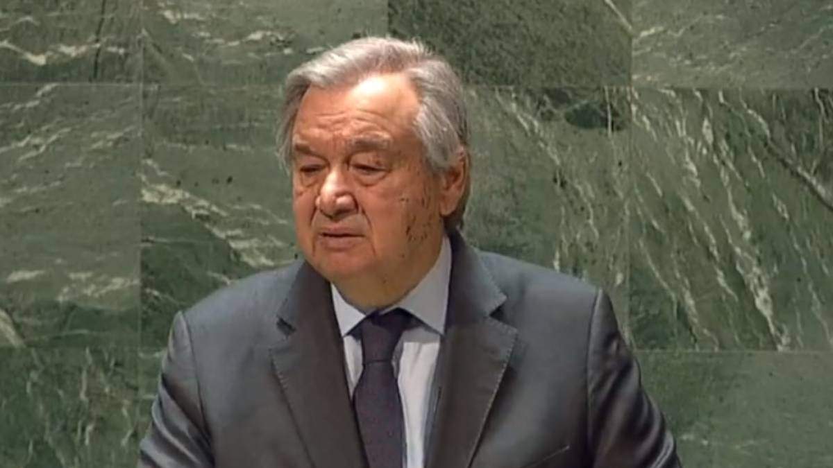 El secretario general de la ONU