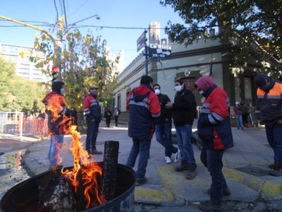 Rompen la cuarentena: regresa la protesta de los mineros de Andacollo