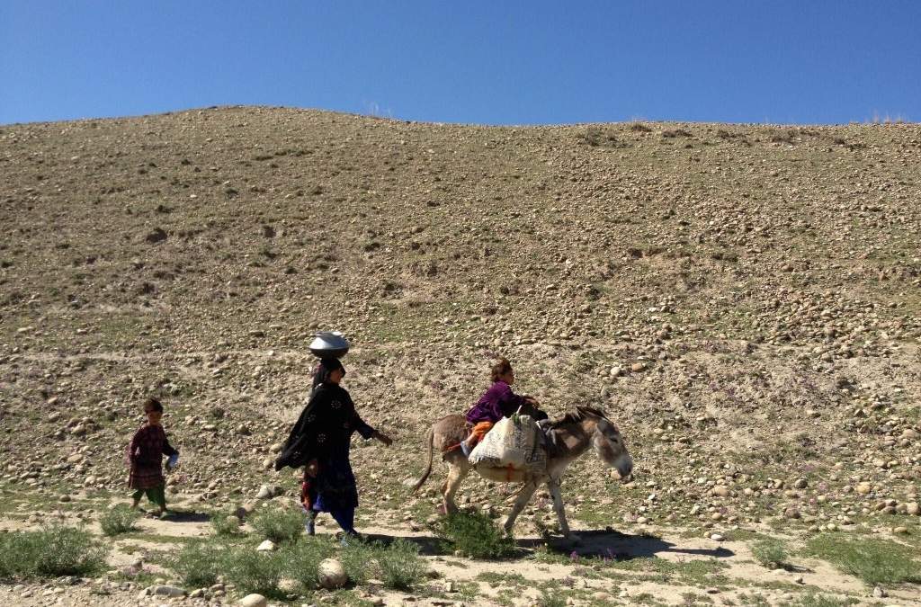 Habitantes del distrito de Sarobi de Kabul