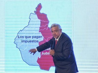 AMLO critica mensajes en redes por la división electoral de la CDMX; es "conservador, racista"