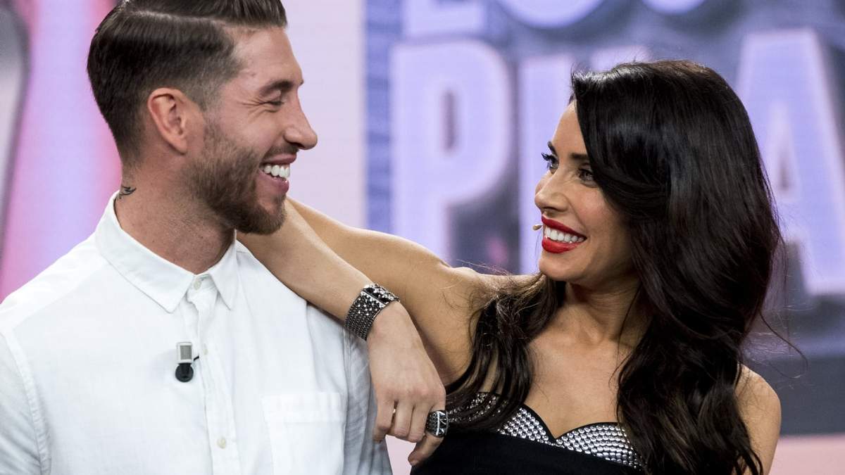 Pilar Rubio y Sergio Ramos. Fuente: (Twitter)