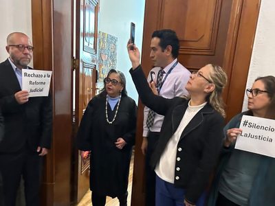 Ministros rompen sesión en apoyo al paro de trabajadores del Poder Judicial