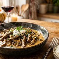 Strogonoff casero: la receta cremosa y fácil que se vuelve tendencia en los días de frío
