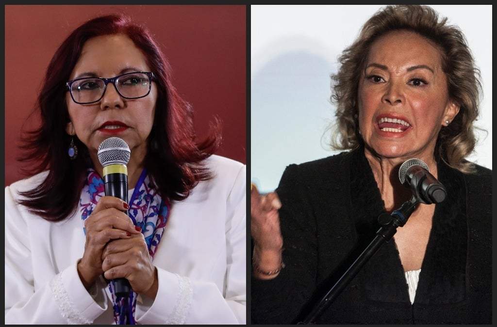 Ramírez, titular de la SEP, y Gordillo, exlideresa del SNTE. Choque político