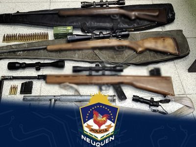 Allanaron una casa en Vista Alegre y encontraron un arsenal
