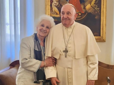 Estela de Carloto reveló algunos detalles de su charla con el Papa Francisco
