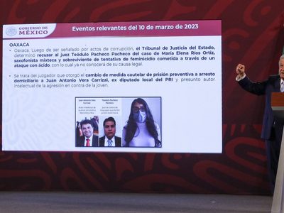 Juez que benefició al agresor de la saxofonista María Elena Ríos fue separado del caso: AMLO
