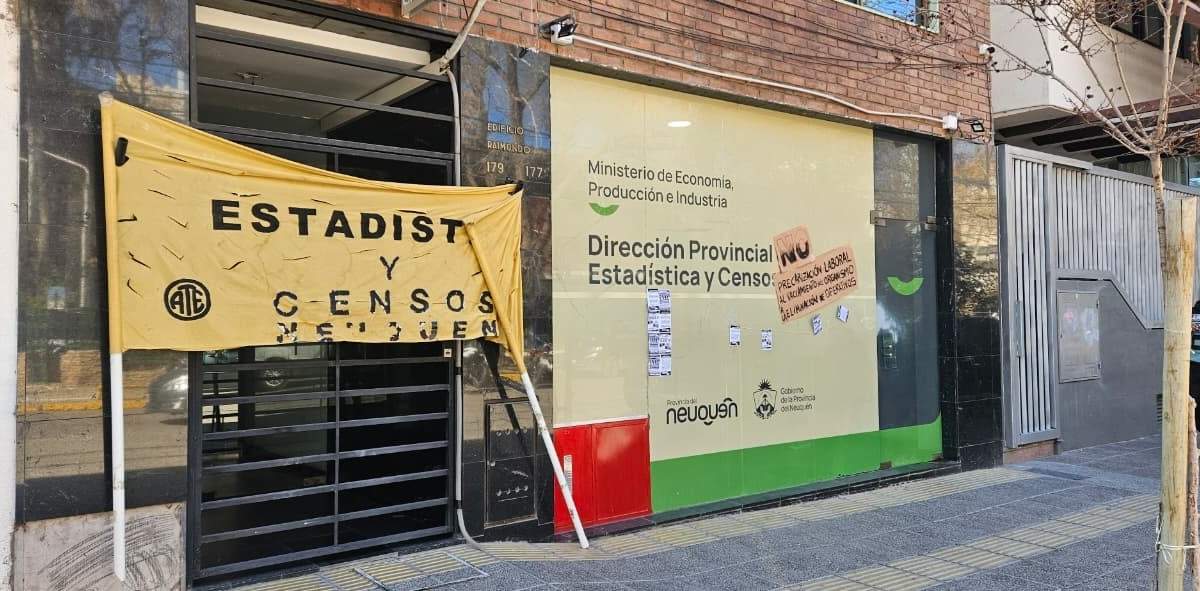 Protesta en Estadística y Censos. Fuente: (Javier Manzano Lammachia])