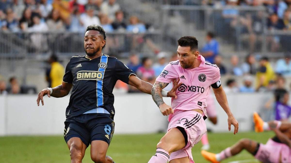 Lionel Messi marcando otro gol con Inter Miami