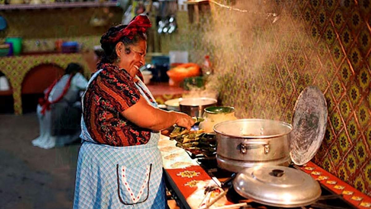 Abigail, la cocinera mexicana que fue tapa de Vogue. Fuente: (Twitter)