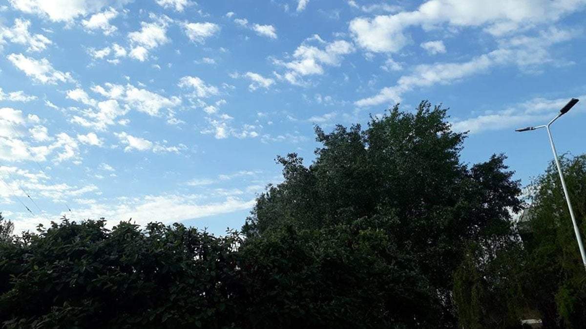El tiempo mejora y la temperatura desciende en varias localidades. Fuente: (Facebook)