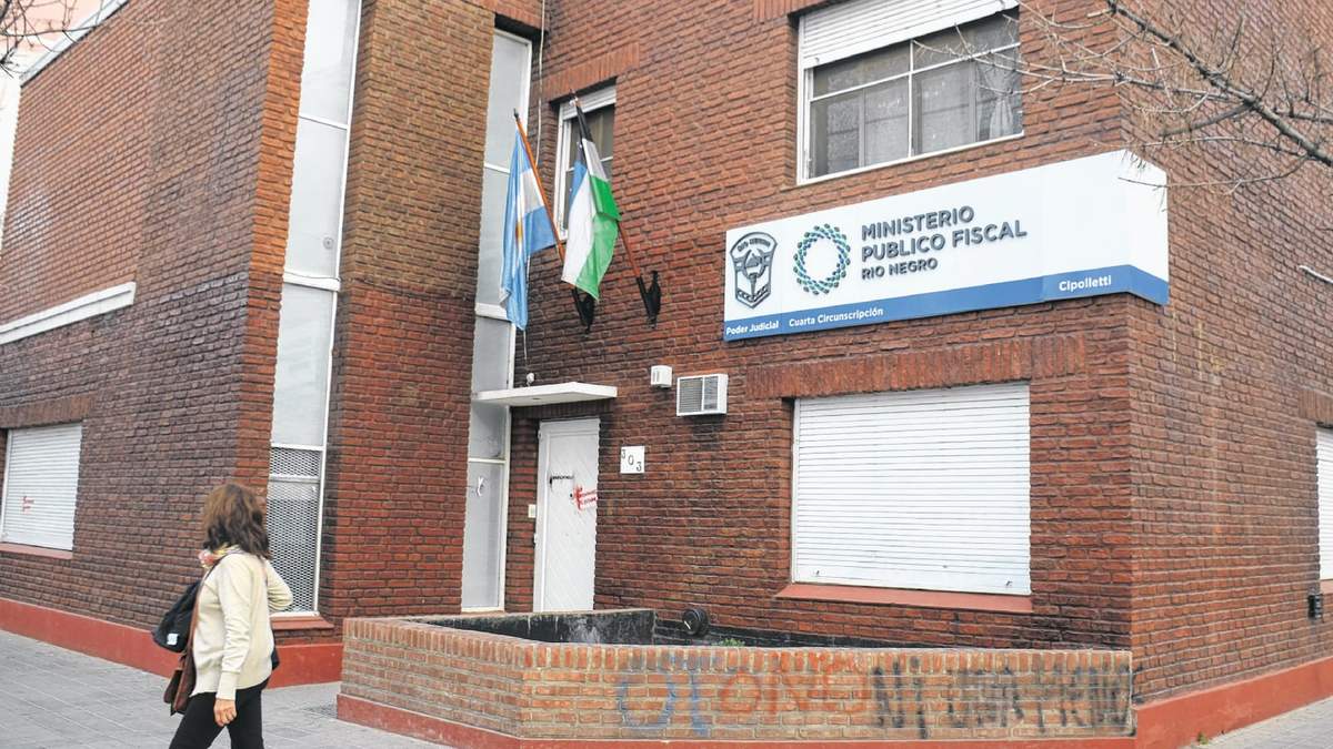 El Ministerio Público Fiscal de Cipolletti. Fuente: (Twitter)