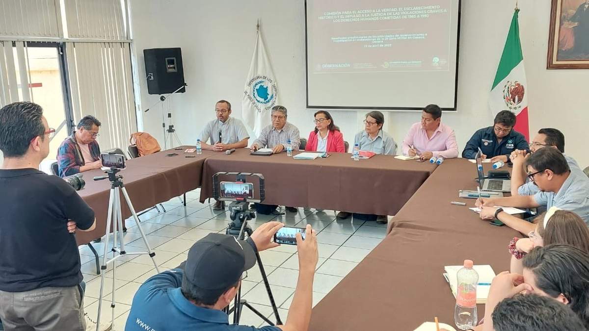 Informe de las acciones de reconocimiento en instalaciones militares en Oaxaca