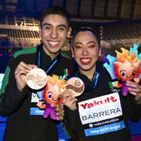 Diego Villalobos y Trinidad Meza conquistaron el bronce en el Mundial de Doha (Video)
