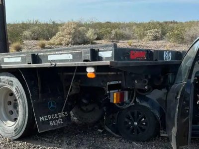 Fuerte choque en la Autovía Norte entre un automóvil y un camión
