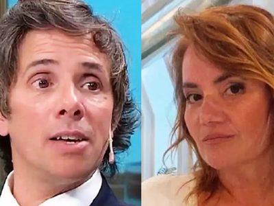 Robertito Funes fue agredido en la marcha por el triple femicidio y Nancy Pazos lo cruzó en vivo