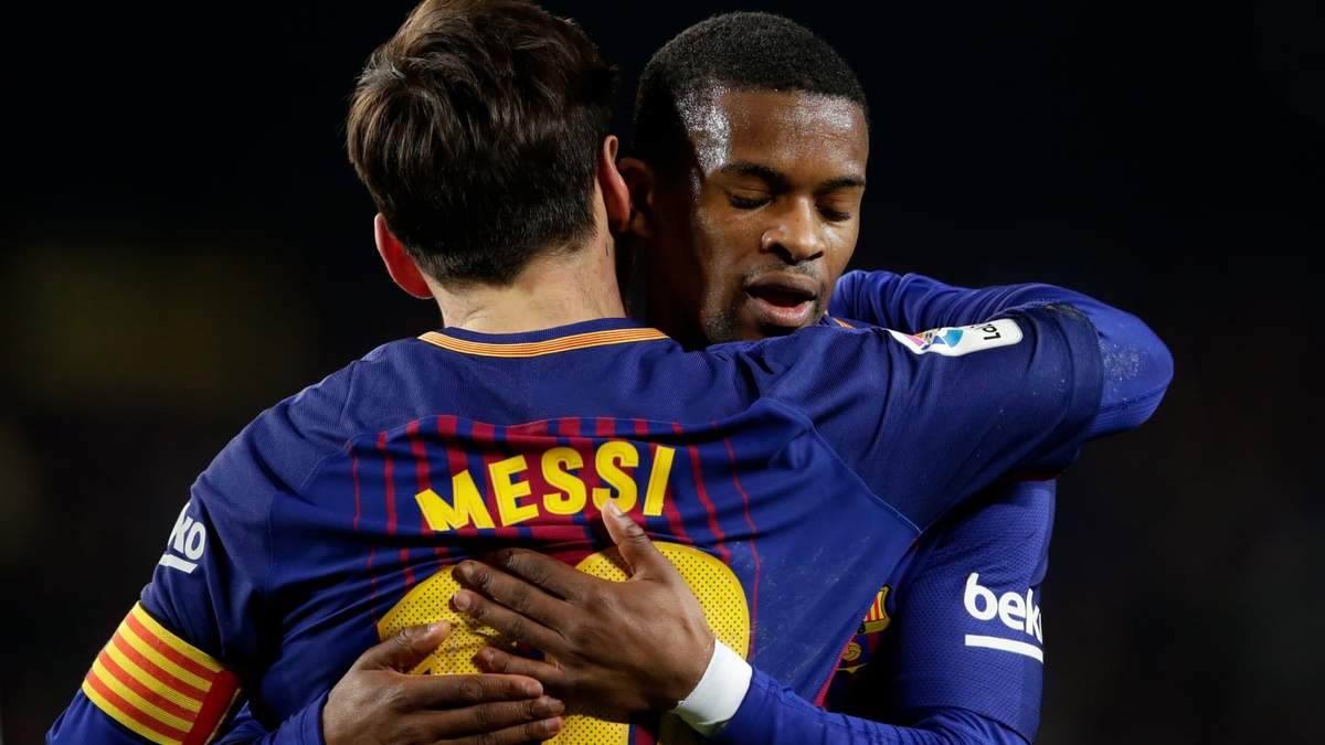 Semedo con Messi. Fuente (Instagram)