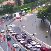 Lluvias torrenciales dejan a Santa Fe bajo el agua (Video)