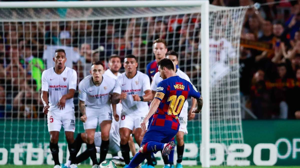 Messi vs. Sevilla. Fuente: (Instagram)