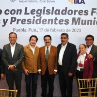 Mario Delgado reúne a Ignacio Mier y Alejandro Armenta, aspirantes a gobernar Puebla