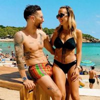 Con una foto frente al espejo, Linda Raff y el Papu Gómez mostraron su acalorado entrenamiento