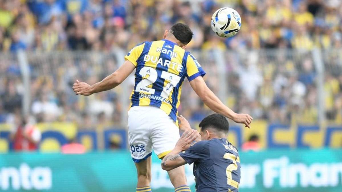 Rosario Central y Boca empataron 1 a 1.