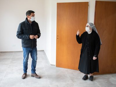 Marcos Koopmann celebró la ayuda del Gobierno de Neuquén al Hogar “Hermanitas de los Pobres”