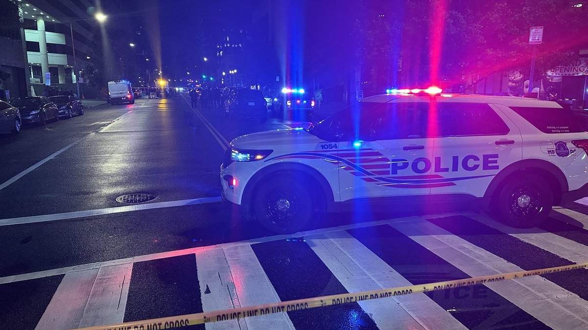 El lugar del asesinato en Washington
