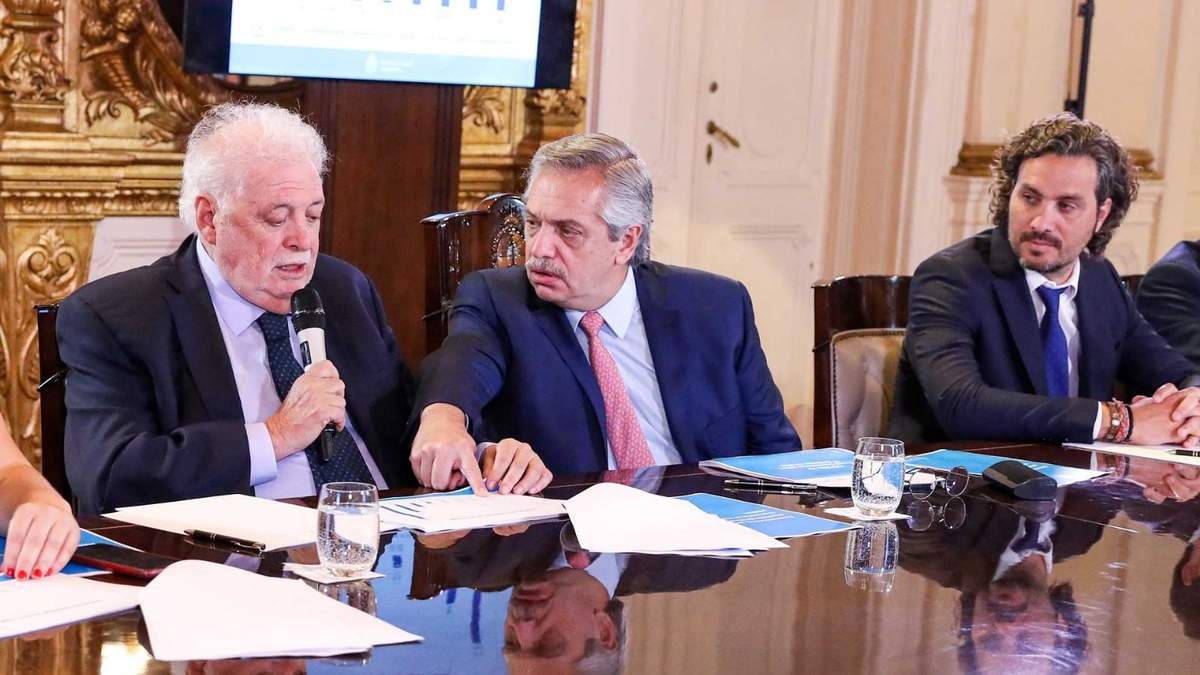 Alberto Fernández y sus ministros. Fuente: (Twitter)