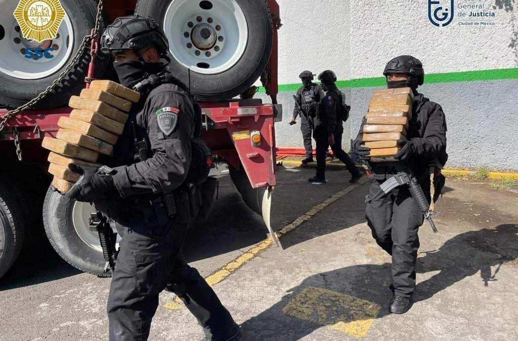 La droga decomisada en la CDMX