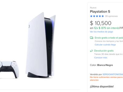 Piden en Mercado Libre 10 mil pesos por una PlayStation 5 y dan a cambio... una foto