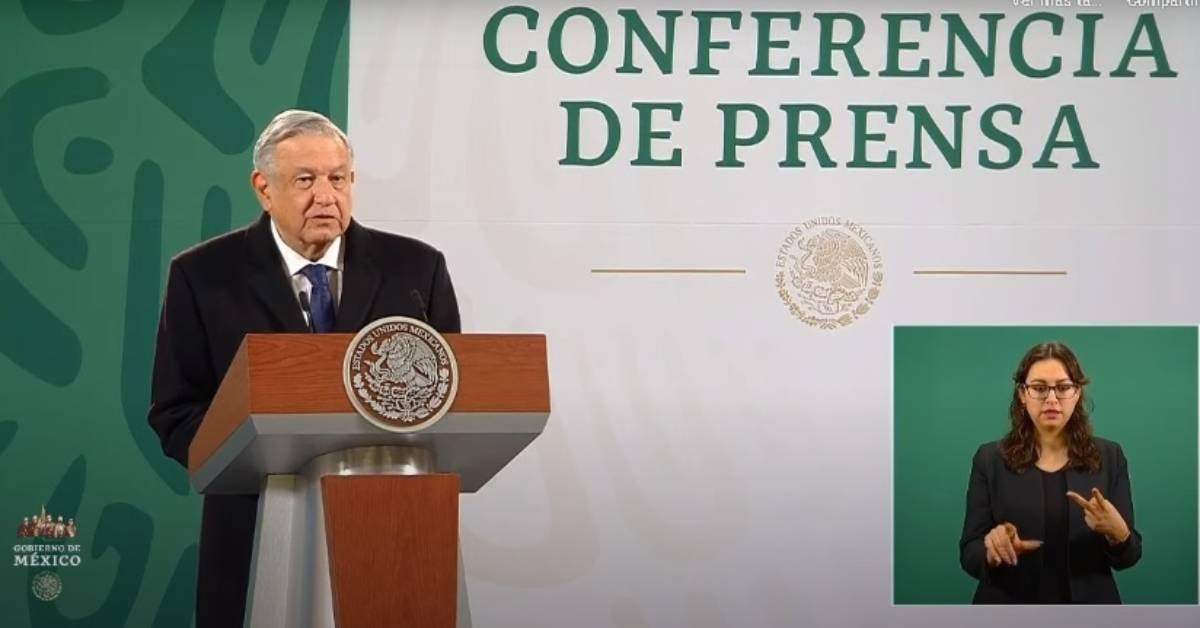 El presidente López Obrador