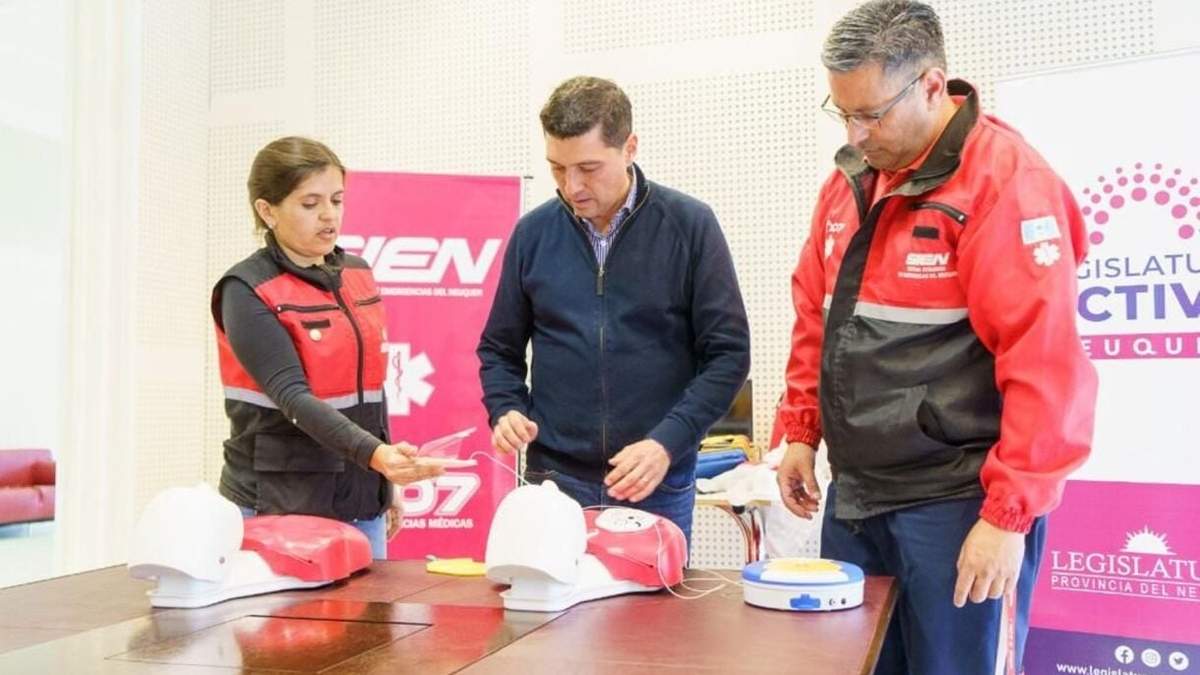 Entrega de equipamiento al SIEN. Fuente (WhatsApp).