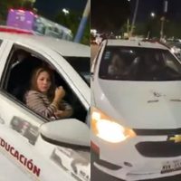 Funcionaria del Edomex presuntamente alcoholizada en vehículo oficial fue destituida (VIDEO)