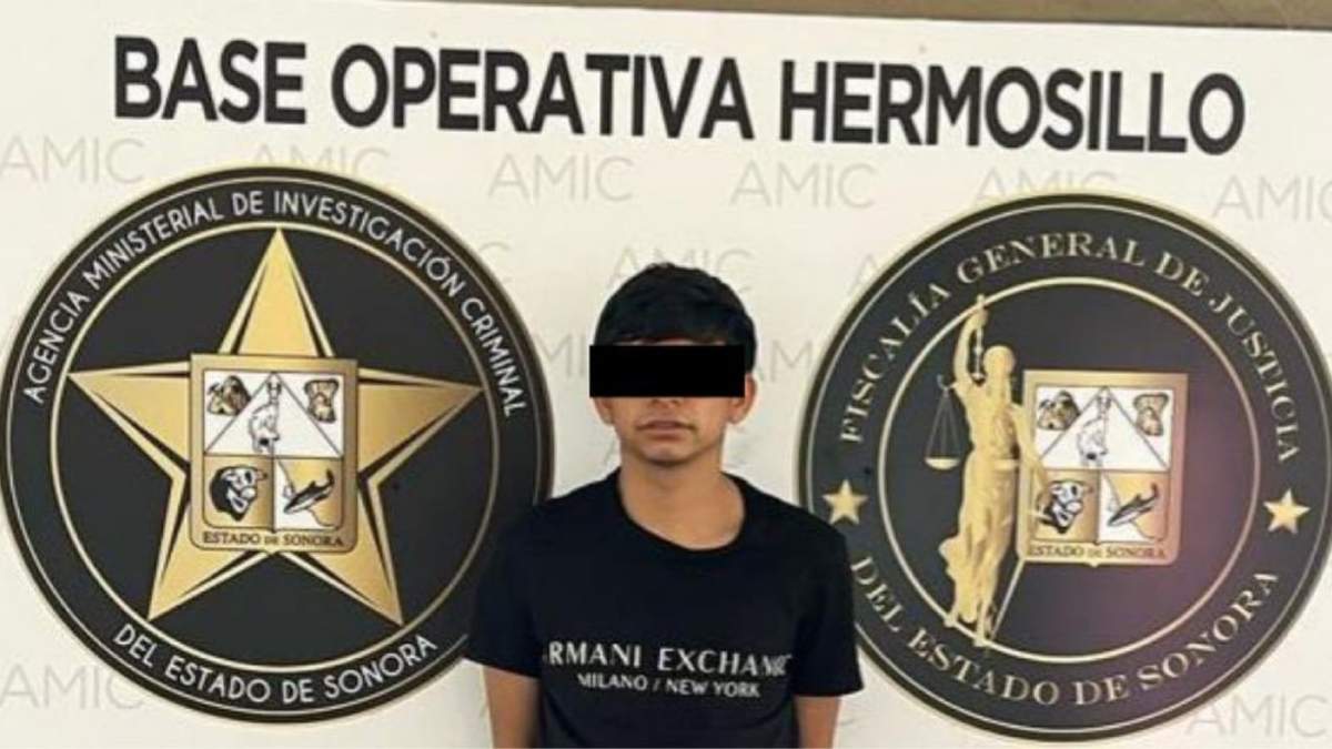 Leonel “N”, de 25 años, sobrino del “Cara de Cochi”, líder del Cártel de Caborca, detenido en Sonora