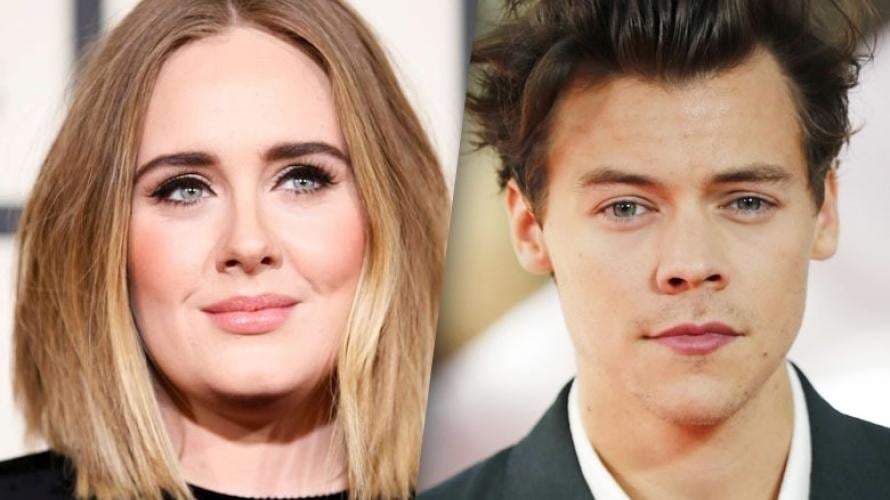 Adele y Harry Styles. Fuente: (Instagram)