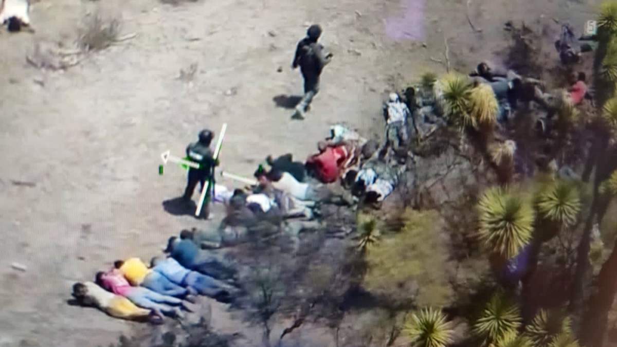 Los migrantes hallados en un operativo realizado en Matehuala, SLP