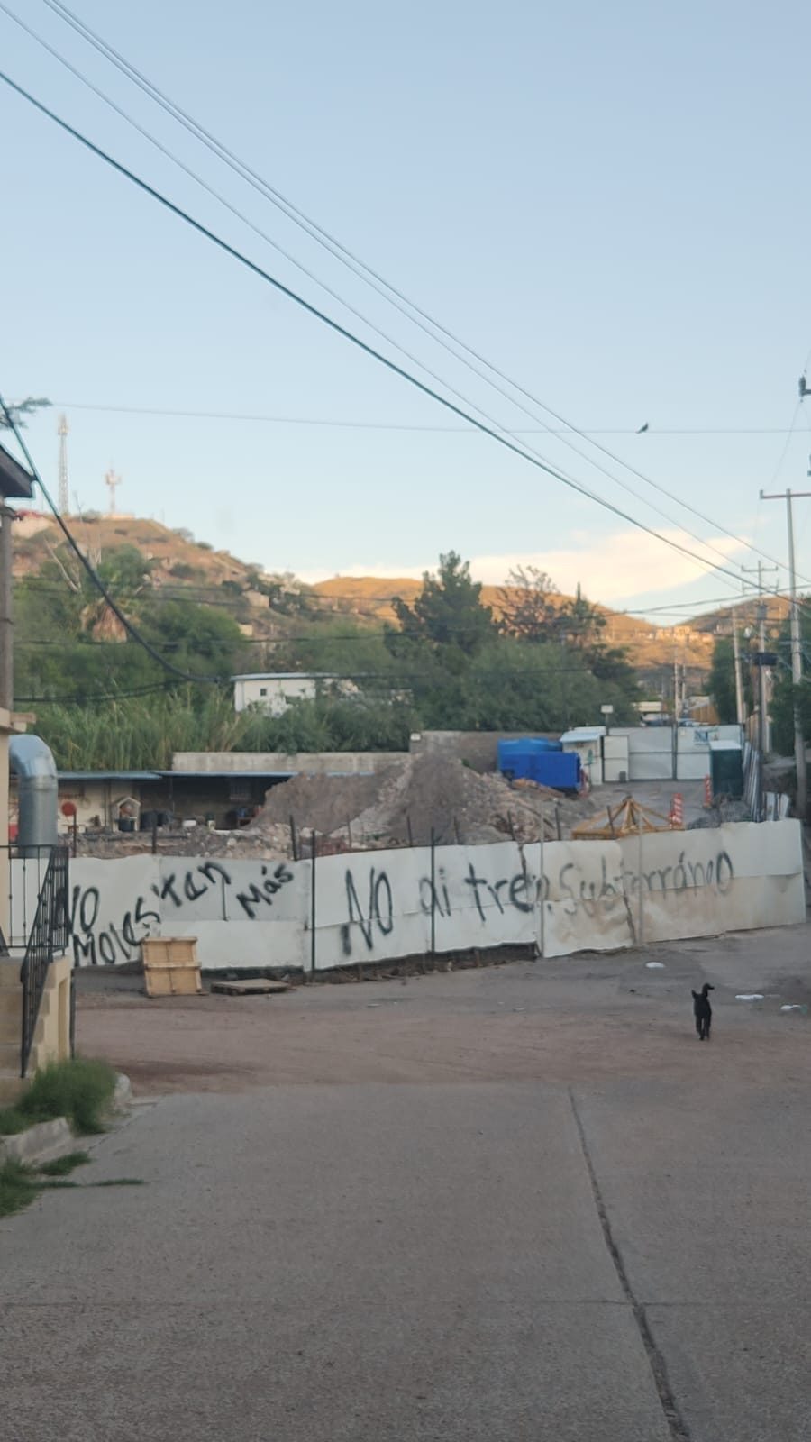 Obras a lo lejos Foto Especial