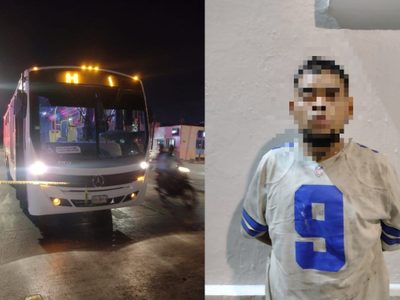 Asaltante secuestra camión de pasajeros y amenaza a niña con una pistola en Jalisco