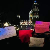“¡El pueblo uniformado también es explotado!”: policías de Puebla protestan tras asesinato de dos el