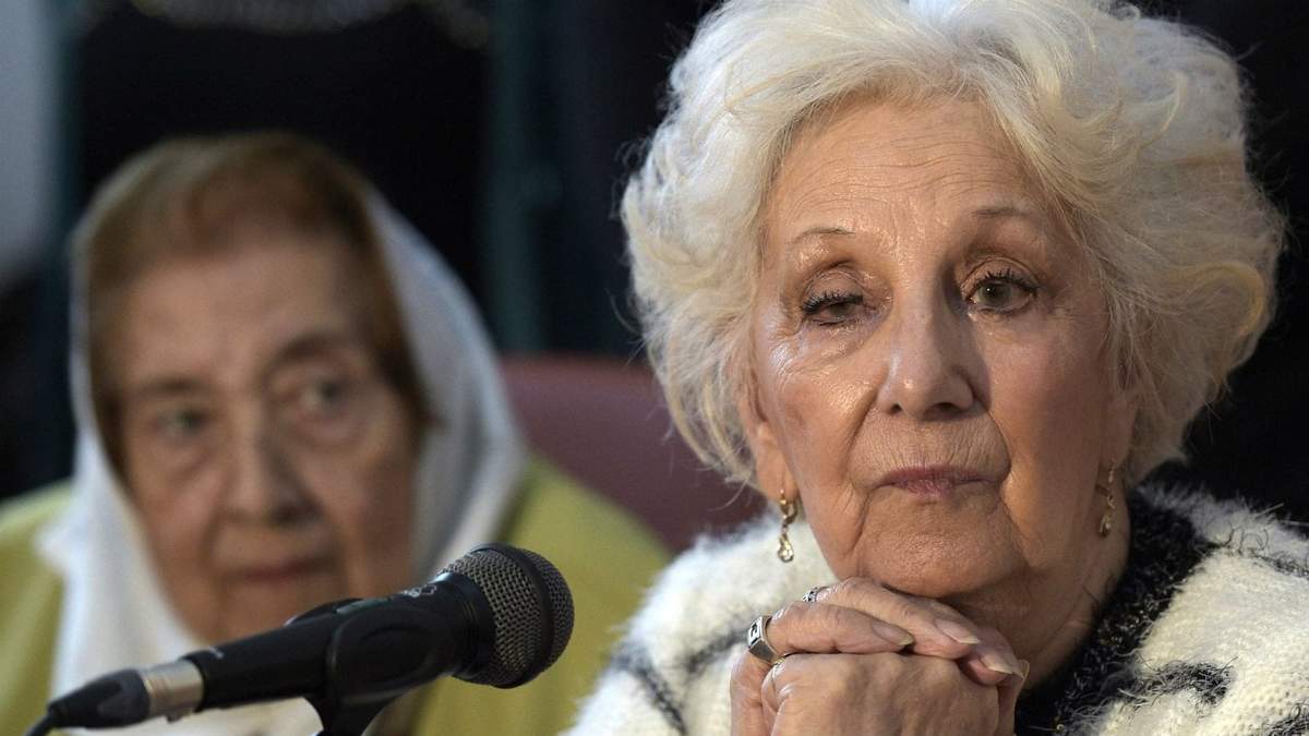 Estela de Carlotto, presidenta de Abuelas de Plaza de Mayo. Fuente: (Twitter)